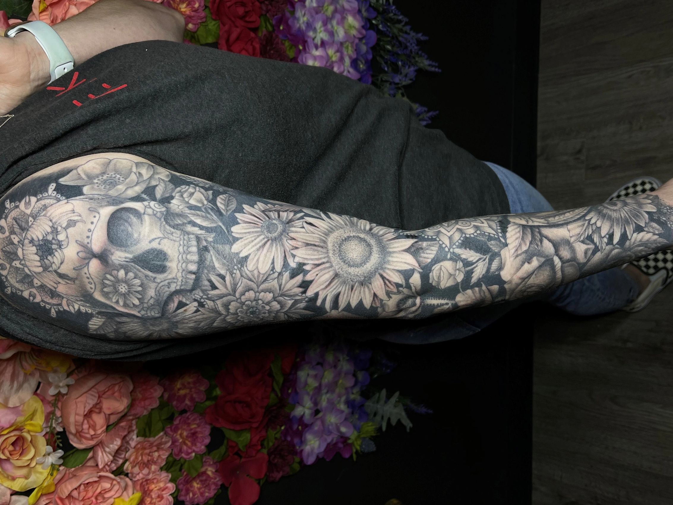 Portfolio of Day of the Dead Sleeve Tattoos